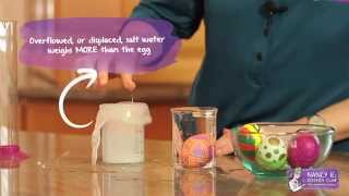 Defying Gravity (Floating Egg) Experiment by Nancy B's Science Club
