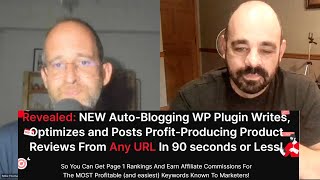 NEW Auto-Blogging Software Writes Reviews From ANY URL In 90 seconds or Less!