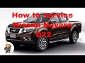 How to service Nissan Navara D22