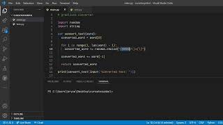 Curse Words to Censored Words Converter in Python