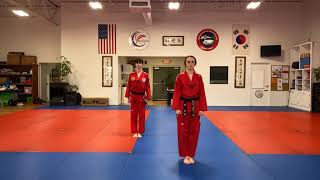 Green Stripe Form (Taegeuk Ee Jang)- No Count