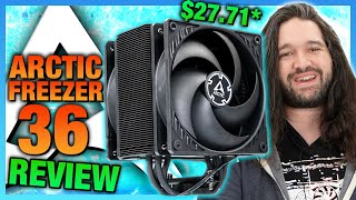 Arctic's New $28* Freezer 36 Air Cooler & Contact Frame: CPU Cooler Review & Benchmarks