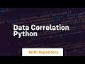 data correlation python