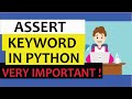 Learn about Python Assert keyword | Assertion statements in Python #assert