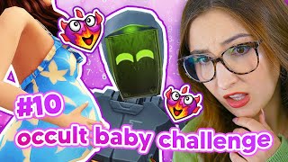 i had a baby with a ROBOT in the sims 4 🤖 occult baby challenge #10