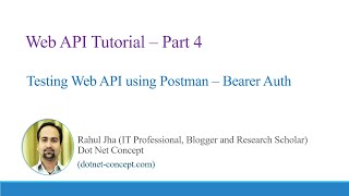 Web API Tutorial C# [Part 4] - Testing Web API using Postman
