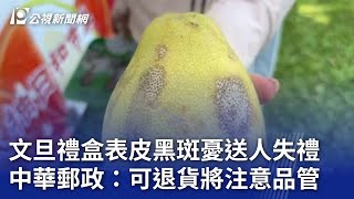 文旦禮盒表皮黑斑憂送人失禮 中華郵政：可退貨將注意品管｜20230917 公視晚間新聞