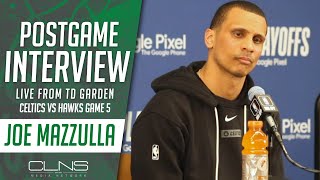 Joe Mazzulla on Celtics BRUTAL Collapse in Game 5 vs Hawks | Postgame Interview