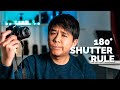 Understanding the 180 DEGREE SHUTTER RULE in Video #Shorts