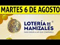 Resultados Lotería de MANIZALES del Martes 6 de Agosto de 2024  PREMIO MAYOR 😱💰🚨