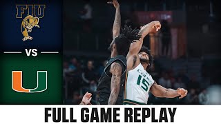 FlU vs. Miami Full Game Replay | 2023-24 ACC Men’s Basketball