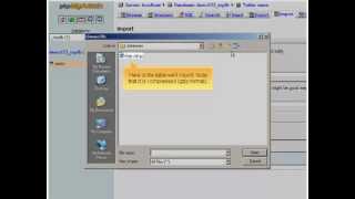 Tutorials - Managing a MySQL database with phpMyAdmin