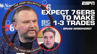 Brian Windhorst expects 76ers to make 1-3 trades before the trade deadline 👀 | The Hoop Collective