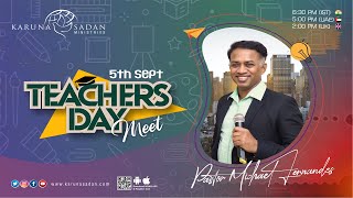 20230905 | KSM | A Salute to Teachers | शिक्षकों को सलाम | LIVE | Pastor Michael Fernandes