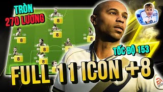 LẦN ĐẦU TIÊN LẮP ĐỦ SIÊU ĐỘI HÌNH FULL 11 ICON +8 VỚI 270 LƯƠNG ! | IBROBOT FC ONLINE