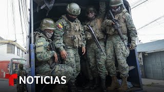Presidente Noboa ordena a militares "neutralizar" grupos criminales de Ecuador | Noticias Telemundo