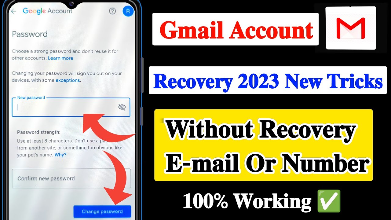 How To Recover Your Google Account Or Gmail || Without Phone Number And ...