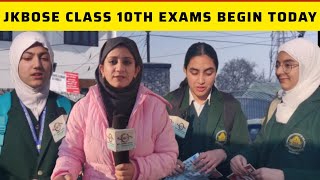 JKBOSE Class 10th exams-2025 begin today in Soft Zone Areas