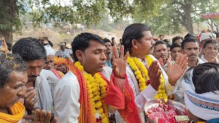 🚩थांदला माताजी ने🙏आरती उतारी मामो जी 🚩 🙏की बामनिया में🚩 आरती विडियो🙏