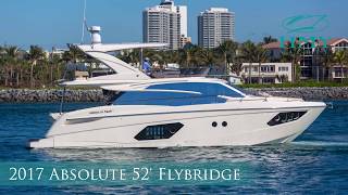 2017 Absolute 52' Flybridge FROSTY - For Sale with HMY Yachts