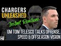 Chargers GM Tom Telesco Talks Offense Changes, OC & Offseason Needs, Team Speed & Justin Herbert