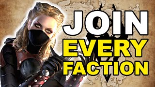 How to JOIN EVERY FACTION \u0026 GUILD in Skyrim [Elder Scrolls Guide]