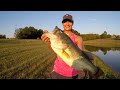 liz catches a massive 10 lb. bass