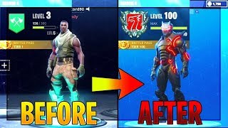 15 18 how to tier up fast in fortnite tier 100 in one day - fortnite season 5 vbucks