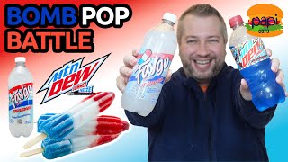 BOMB POP SODA FACEOFF - NEW MTN DEW SUMMER FREEZE VS FAYGO FIREWORK REVIEW