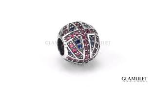 Glamulet ® Crystal Union Jack Charm