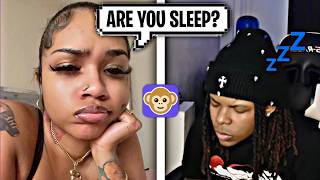 Randomly *Falling Asleep* Prank On The Monkey App 😂 Part 2