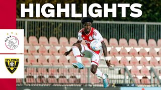 Draw at home 😮‍💨 | Highlights Jong Ajax - VVV-Venlo | Keuken Kampioen Divisie