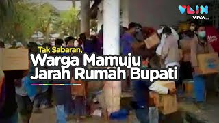 Warga Mamuju Kembali Jarah Bantuan, Rumah Wakil Bupati Berantakan