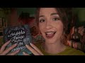 asmr relaxing book triggers 📚 book haul page turning reading tapping