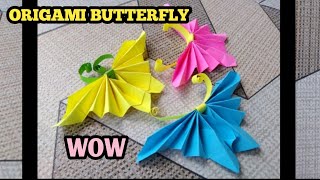 How to make origami Butterfly | Beautiful butterfly origami | Origami Simple| Origami tutorial