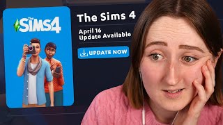 today's sims update is a flop (in the nicest way possible)