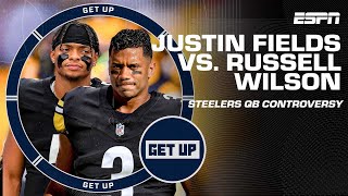 QB CONTROVERSY IN PITTSBURGH?! 👀 Did Steelers make right move trading for Justin Fields? | Get Up