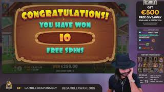 ROSHTEIN New Huge Win 34 000€ on The Dog House slot! Bonuses in the description!