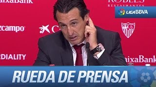 Rueda de prensa de Unai Emery tras el Sevilla FC (3-2) Rayo Vallecano