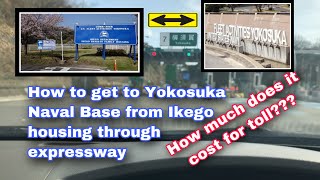 EXPRESSWAY FROM IKEGO HOUSING TO YOKOSUKA NAVAL BASE, JAPAN