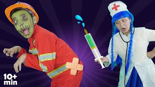 Police Officer Is Turning Into a Zombie | Zombie Song | Nursery Rhymes & Kids Songs