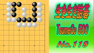 119.生き生き詰碁 (TsumeGo 500) Black to play