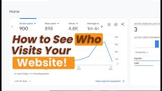 How To See Who Visits Your Website In Real time - This is how to know USER ENGAGEMENT ON YOUR SITE!