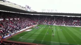 Billy sharp goal saints v Pompey 2012 (LIVE)