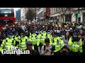 Scuffles erupt at anti-lockdown protest in London