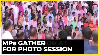 New Parliament: All MPs from Lok Sabha to Rajya Sabha gather for A Photo session in Old parliament