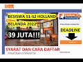 Info Beasiswa Kuliah S1 dan S2 di Belanda Tahun 2022-2023 || Holland Scholarship