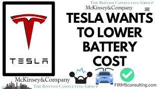 Consulting Case Interview example (McKinsey, BCG, Bain, Deloitte) Tesla battery cost (Automotive)