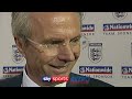 Germany 1-5 England - Sven-Goran Eriksson's reaction