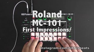 Roland MC-101 - First Impressions // Review // Feature Requests